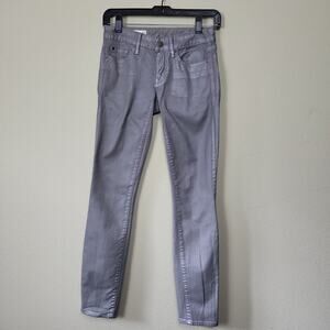 Gap 1969 Womens Gray Medium Wash‎ Low Rise Denim Always Skinny Jeans Size 24